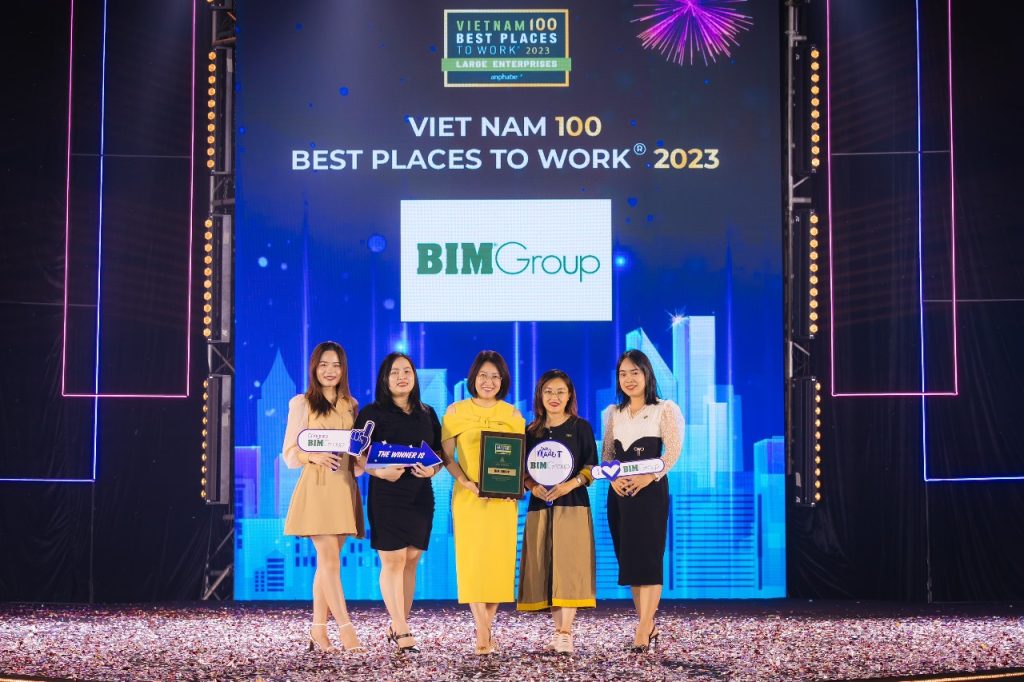 BIM Group honored in the Top 100 Best Places to Work in Vietnam