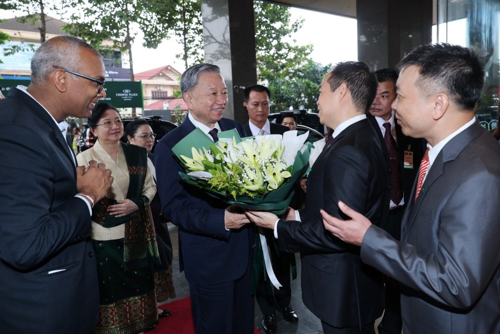 Crowne Plaza Vientiane honored to welcome President Tô Lâm